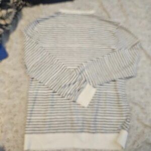 Mens blue and white striped shirt from American Rag size medium.